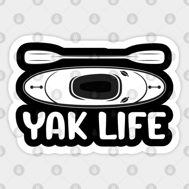 Kayak Life Kayaking and Paddling Sticker by reedae